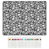 DIY Coloring Blanket with Markers