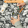 DIY Coloring Blanket with Markers
