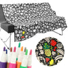 DIY Coloring Blanket with Markers